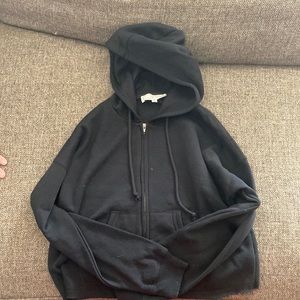 black jacket, true to size, soft on inside